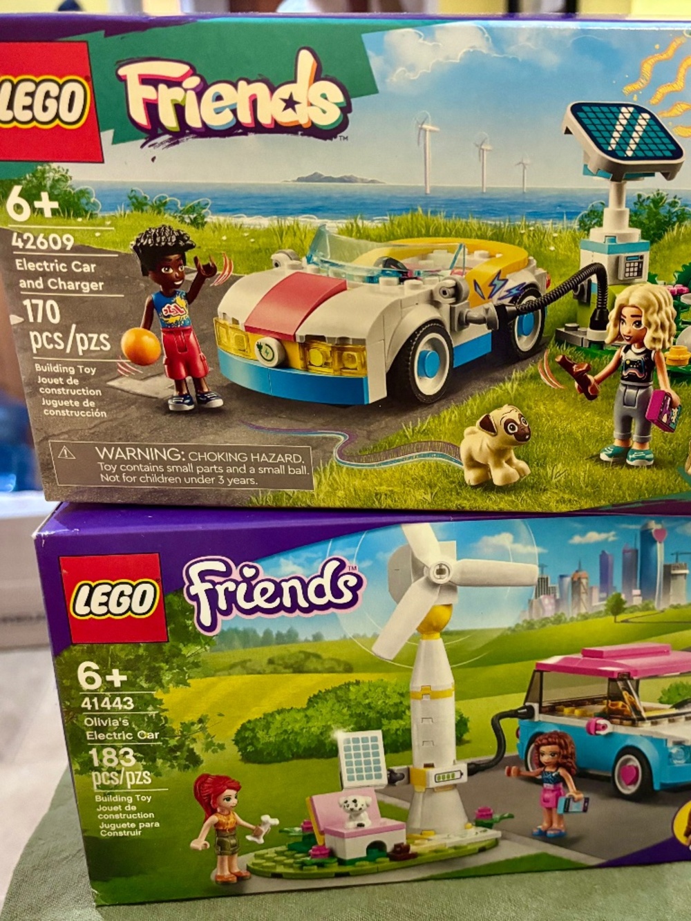 Bundle of TWO LEGO Friends Electric car sets (42609 & 41443) BOTH UNOPENED